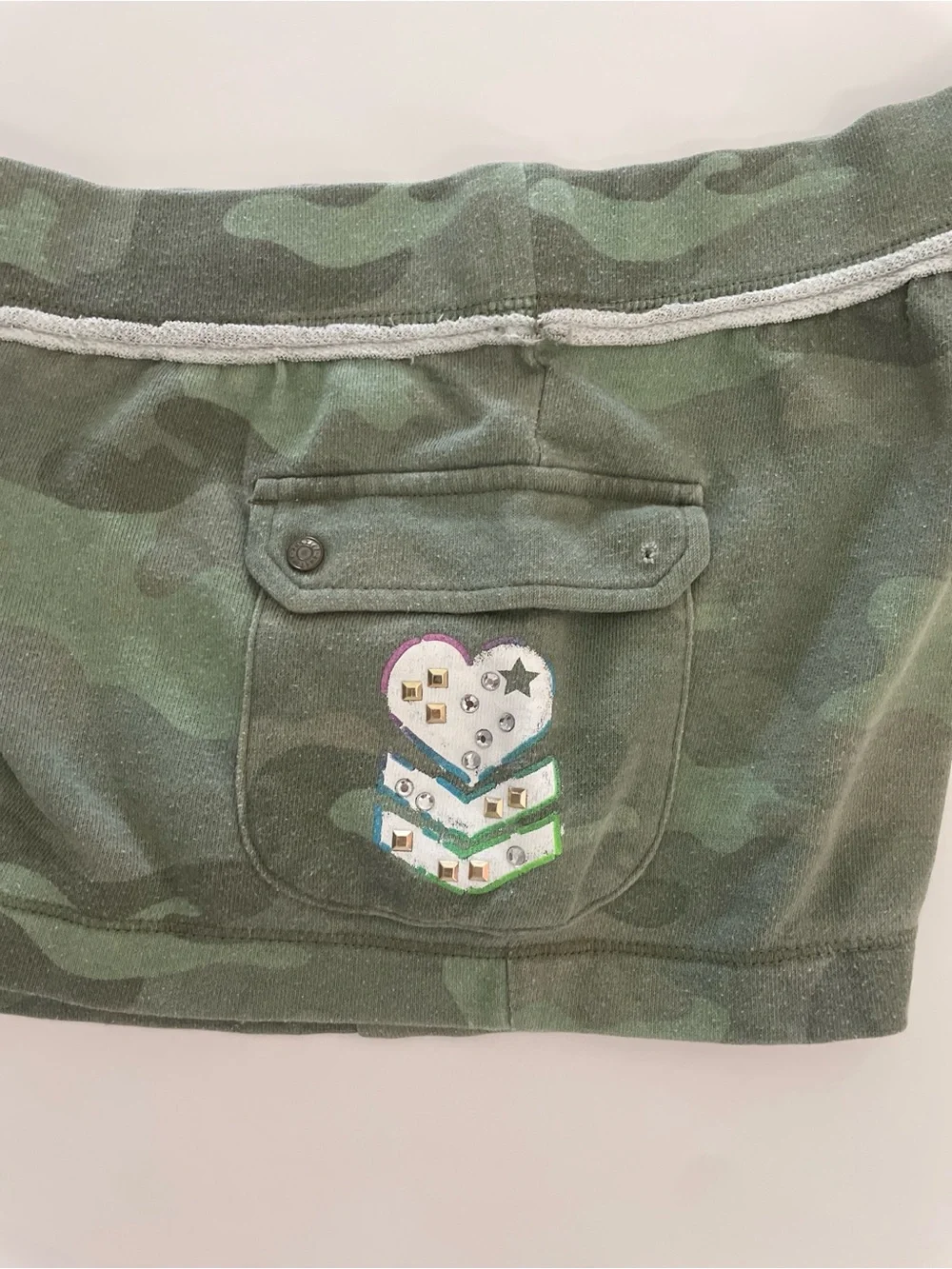 Justice Girls Camo Shorts (Bundle of 2) Size 12